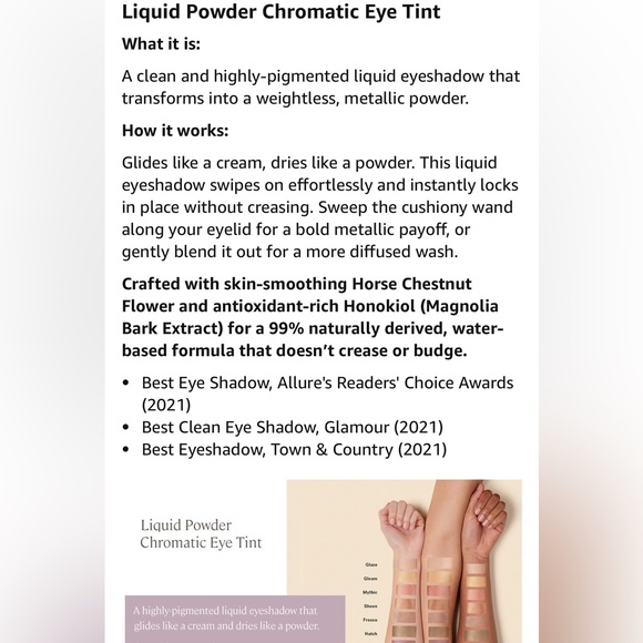 Ilia Liquid Powder Eye Tint - Picture 9 of 9